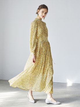 「ECLIN（エクラン）のアイテム」を使った、ECLINさん（レディース・172cm）の冬コーディネート