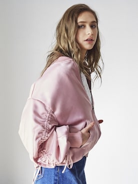 「ECLIN（エクラン）のアイテム」を使った、ECLINさん（レディース・172cm）の冬コーディネート