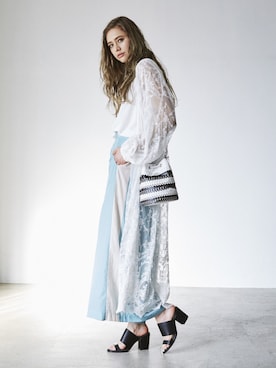 「ロング丈」｜ECLINさん（レディース・172cm）の冬コーディネート