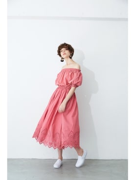 「アイテム（ワンピース/ドレス）」を使った、ECLINさん（レディース・175cm）の春コーディネート