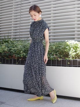 「ECLIN（エクラン）のアイテム」を使った、ECLINさん（レディース・158cm）の夏コーディネート