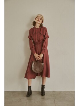 「アイテム（ワンピース/ドレス）」を使った、ECLINさん（レディース・175cm）の夏コーディネート