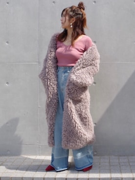 「ECLIN（エクラン）のアイテム（その他アウター）」を使った、ECLINさん（レディース・153cm）の夏コーディネート