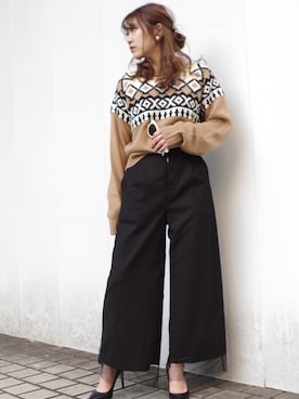 ECLINさん(レディース・160cm)の秋コーディネート