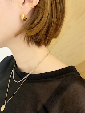 「URBAN RESEARCH（アーバンリサーチ）のアイテム（ピアス（両耳用））」を使った、katayoさん（レディース・165cm）の春コーディネート