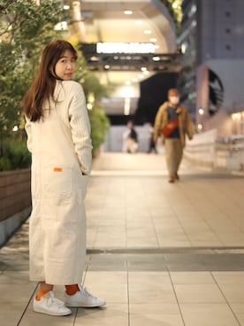 「cepo（セポ）のアイテム（オールインワン・サロペット）」を使った、cocoさん（レディース・158cm）の春コーディネート