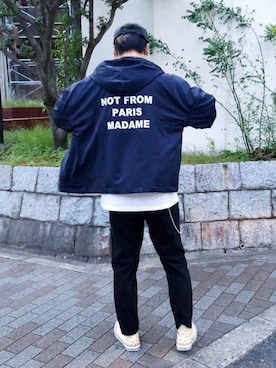 「オシャレパッソ」｜「アイテム（ブルゾン）」を使った、たかさん（メンズ・173cm）の秋コーディネート