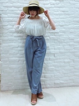 narumiさん（レディース・156cm）の夏コーディネート