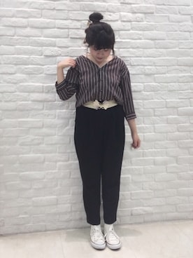 narumiさん（レディース・156cm）の夏コーディネート