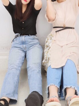「アイテム（ワンピース/ドレス）」を使った、ひろのさん（レディース・166cm・10代）の夏コーディネート
