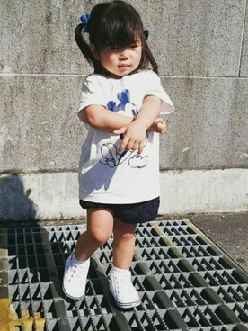 NANAさん（キッズ・80cm）の夏コーディネート