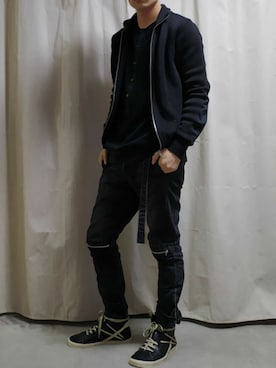 「amachi.（アマチ）のアイテム」を使った、TTR's closetさん（メンズ・175cm）の秋コーディネート