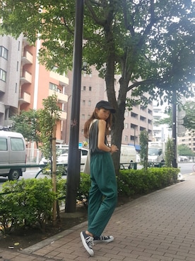 知久友里恵さん(レディース・164cm)の夏コーディネート