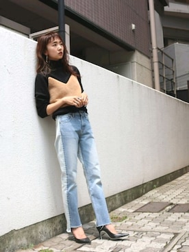 知久友里恵さん（レディース・164cm）の夏コーディネート