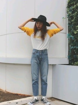 知久友里恵さん（レディース・164cm）の秋コーディネート