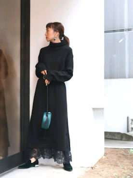 知久友里恵さん(レディース・164cm)の秋コーディネート