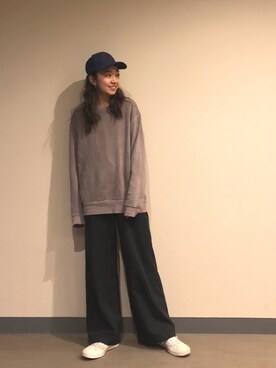 知久友里恵さん(レディース・164cm)の春コーディネート