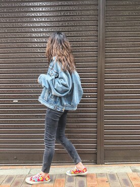 知久友里恵さん(レディース・164cm)の春コーディネート