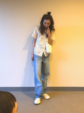 知久友里恵さん（レディース・164cm）の春コーディネート