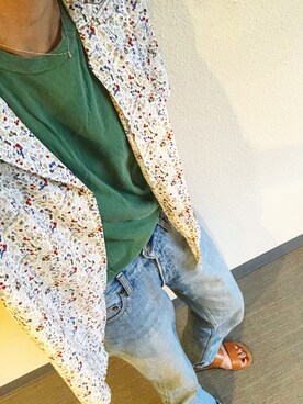 知久友里恵さん（レディース・164cm）の春コーディネート