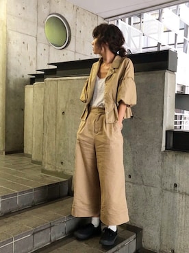 知久友里恵さん（レディース・164cm）の夏コーディネート