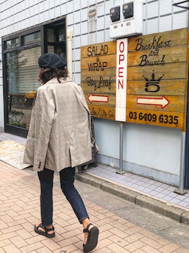 知久友里恵さん（レディース・164cm）の夏コーディネート