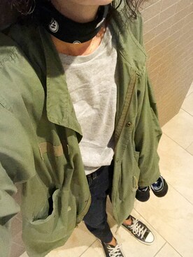 知久友里恵さん（レディース・164cm）の秋コーディネート