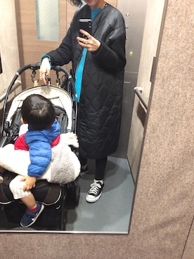 知久友里恵さん（レディース・164cm）の秋コーディネート