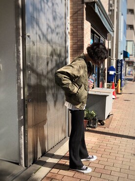 知久友里恵さん（レディース・164cm）の秋コーディネート