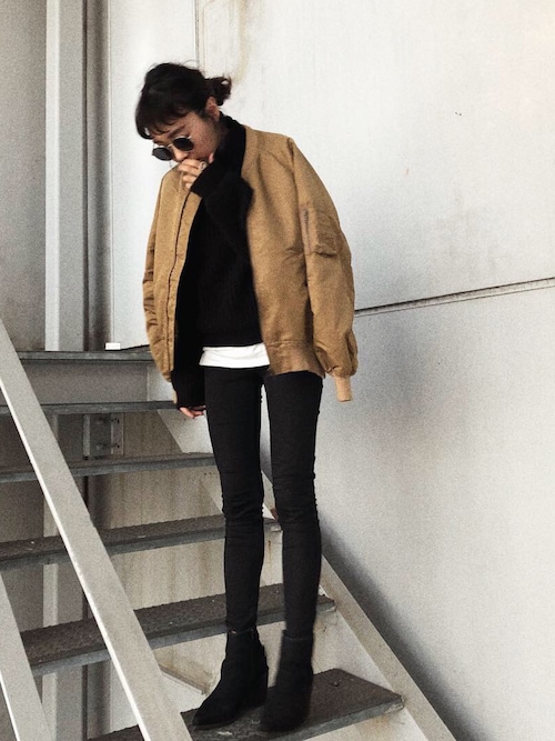 知久友里恵 Ungrid Ungridのma 1を使ったコーディネート Wear