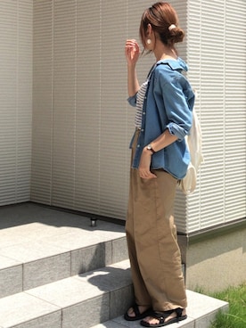 「アイテム（インテリア）」を使った、＊chii＊さん（レディース・156cm）の夏コーディネート