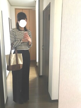 「ボーター」｜HMさん（レディース・165cm）の春コーディネート