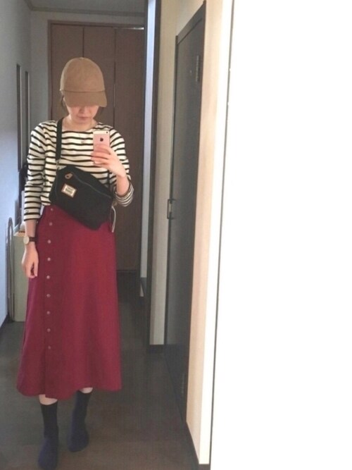 Hmさんのショルダーバッグを使ったコーディネート Zozotown