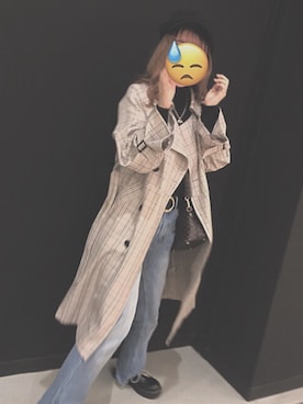 「one way（ワンウェイ）のアイテム（シューズ）」を使った、Rionさん（レディース・164cm）の冬コーディネート