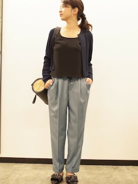 「STYLE DELI（スタイルデリ）のアイテム（タンクトップ）」を使った、STYELEDELIさん（レディース・154cm）の秋コーディネート
