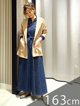 「STYLE DELI（スタイルデリ）のアイテム（テーラードジャケット）」を使った、STYELEDELIさん（レディース・163cm）の冬コーディネート