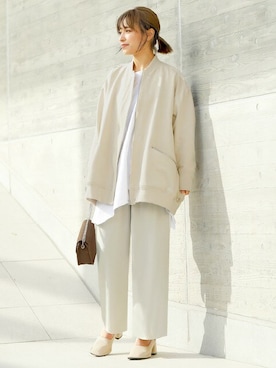 「STYLE DELI（スタイルデリ）のアイテム（ブルゾン）」を使った、STYELEDELIさん（レディース・153cm）の冬コーディネート