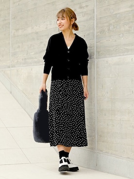 「STYLE DELI（スタイルデリ）のアイテム（タンクトップ）」を使った、STYELEDELIさん（レディース・153cm）の冬コーディネート