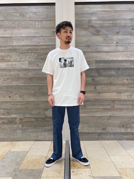 「RECOMMEND  ITEM STYLING」｜「アイテム（スラックス）」を使った、TEI YUTAさん（メンズ・176cm）の夏コーディネート