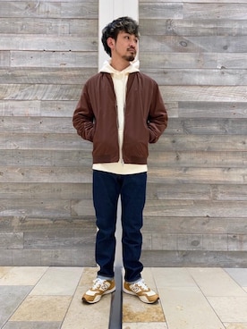 「RECOMMEND  ITEM STYLING」｜「アイテム（ブルゾン）」を使った、TEI YUTAさん（メンズ・176cm）の秋コーディネート