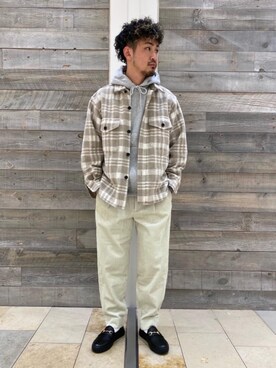「RECOMMEND  ITEM STYLING」｜「アイテム（その他アウター）」を使った、TEI YUTAさん（メンズ・176cm）の秋コーディネート