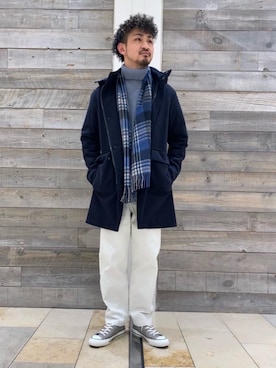 「RECOMMEND  ITEM STYLING」｜「アイテム（その他アウター）」を使った、TEI YUTAさん（メンズ・176cm）の冬コーディネート