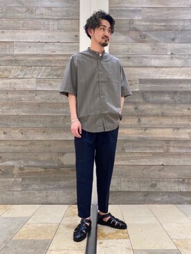 「ベーシック/トラッド」｜TEI YUTAさん（メンズ・176cm）の夏コーディネート