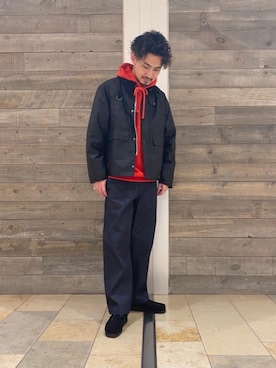 「RECOMMEND  ITEM STYLING」｜「アイテム（その他アウター）」を使った、TEI YUTAさん（メンズ・176cm）の秋コーディネート
