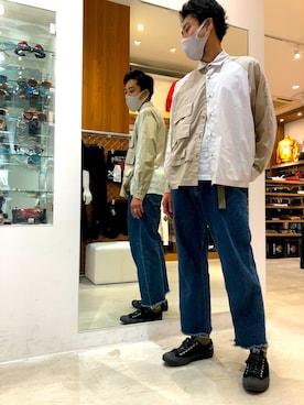 「Clut（クルト）のアイテム」を使った、ツネマツさん（メンズ・187cm）の夏コーディネート