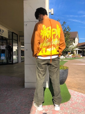 「mindseeker（マインドシーカー）のアイテム」を使った、ツネマツさん（メンズ・187cm）の秋コーディネート