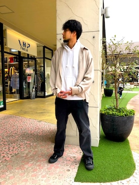 ツネマツさん(メンズ・187cm)の春コーディネート