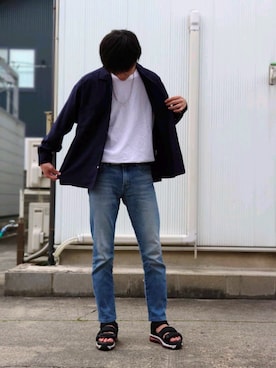 尋士さん（メンズ・181cm）の春コーディネート