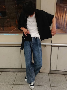 尋士さん（メンズ・181cm）の夏コーディネート