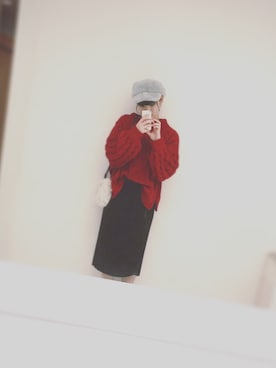 「アイテム（帽子）」を使った、KTNさん（レディース・170cm・10代）の冬コーディネート